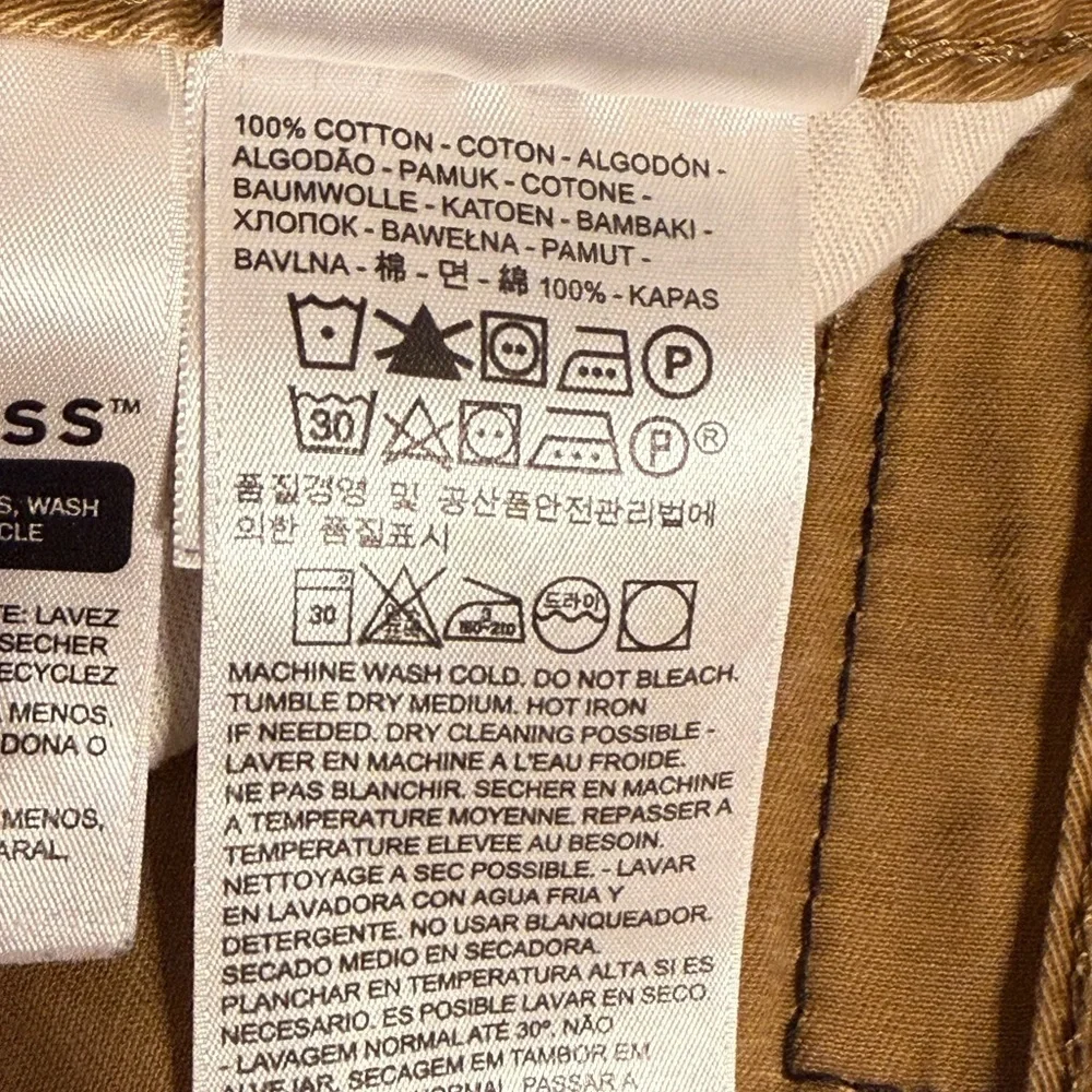 Levi’s 514 Straight Fit Jeans Men Tag 34x34 Tan Khaki Cotton Twill Casual Pants